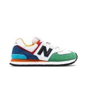 New Balance 574 rugged “white varsity green” size 9